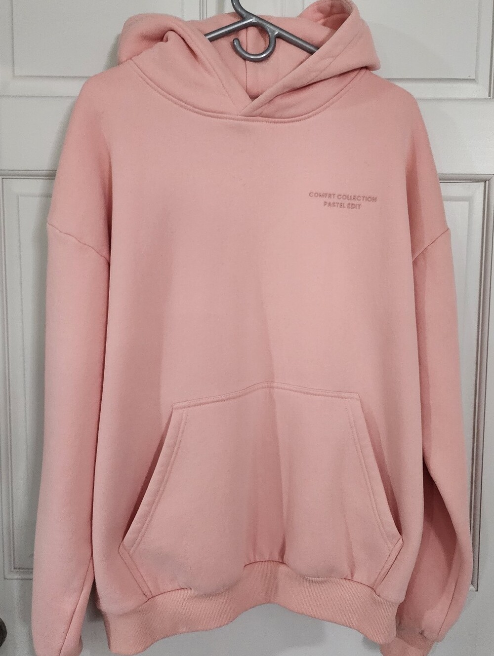 Comfort Collection Pastel Coral Oversized Hoodie Fall Fashion Campfire Wear Med.